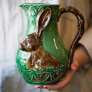 Bordallo Pinheiro Woods Hare Pitcher