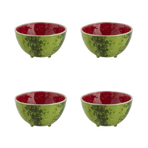 Bordallo Pinheiro Watermelon 17 oz. Bowl, Set of 4