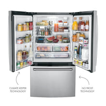 Load image into Gallery viewer, Mabe Ino27Jspffs 27 Cu. Ft. Stainless Steel French Door Refrigerator 220 Volts Export Only
