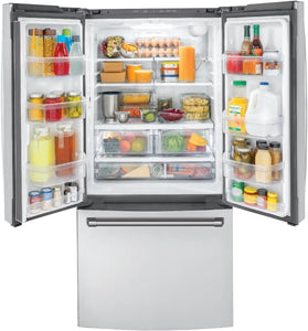 Mabe Iwo19Jspfss 23 Cu Ft Stainless Steel French Door Refrigerator 220 Volts Export Only