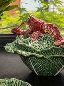 Bordallo Pinheiro Cabbage with Lobsters 2 L. Tureen