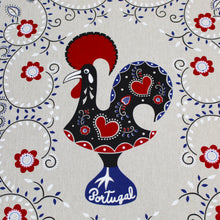 Load image into Gallery viewer, Traditional Good Luck Rooster and Viana Heart Cotton Kitchen Dish Towel, Set of 2
