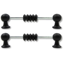 Load image into Gallery viewer, Foosball Table Score Counter Rods with Black Beads – Set of 2
