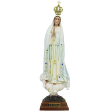 Load image into Gallery viewer, 15&quot; Our Lady Of Fatima Virgin Mary White Religious Statue, #1023
