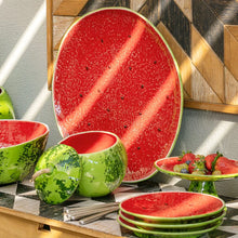 Load image into Gallery viewer, Bordallo Pinheiro Watermelon Dessert Plates, Set of 4
