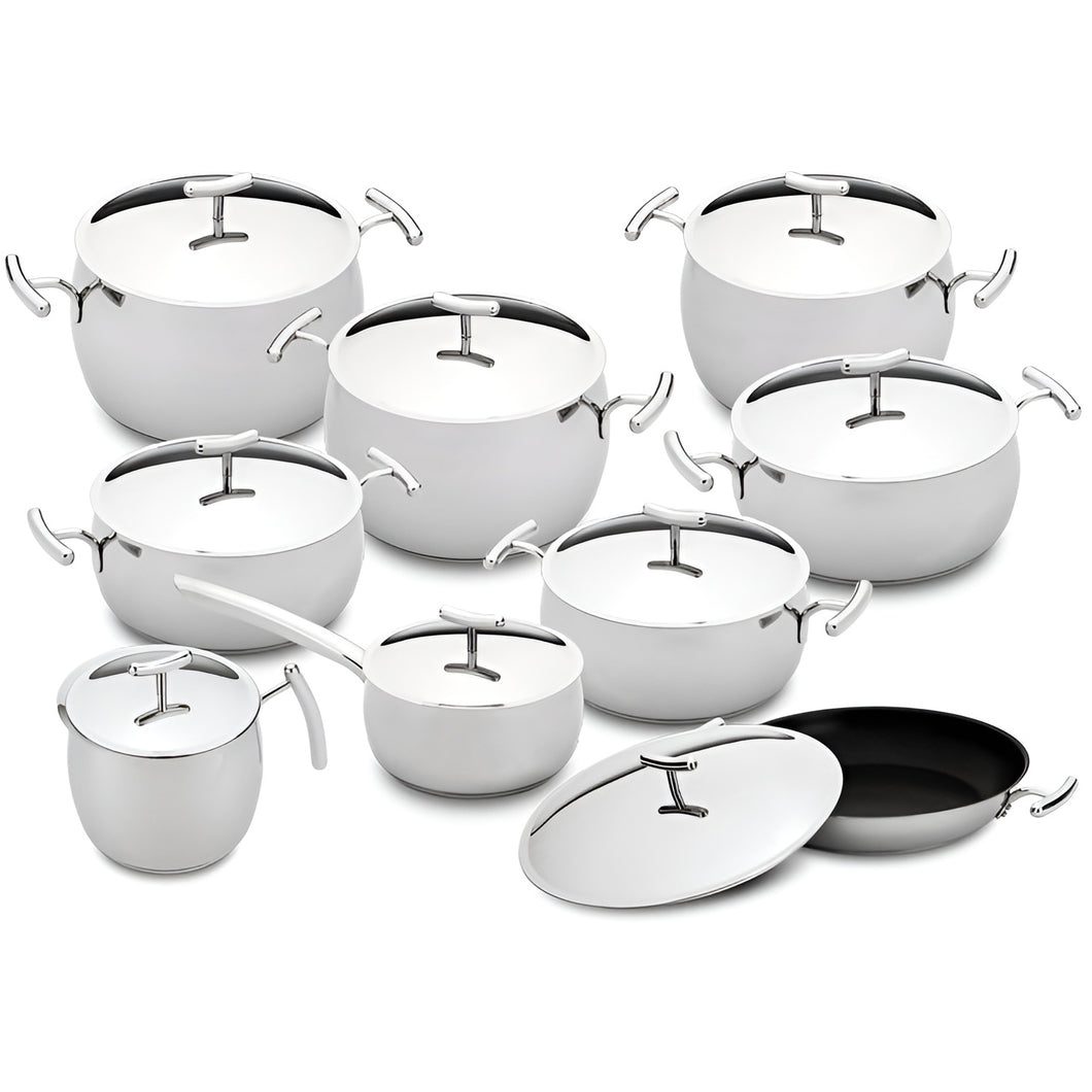 Silampos Yumi 9 Piece Stainless Steel Cookware Set