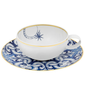 Vista Alegre Transatlântica Tea Cup & Saucer, Set of 4