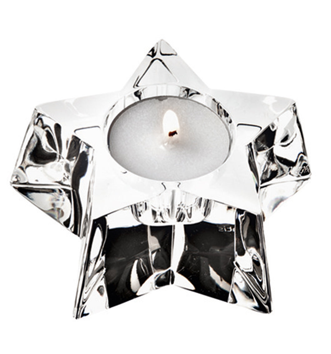 Vista Alegre Crystal Estrela Candlestick