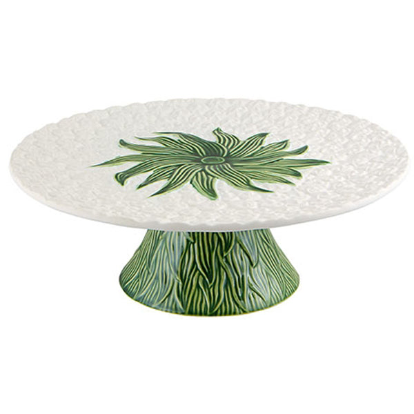 Bordallo Pinheiro Pineapple Cake Stand 13 Inch White