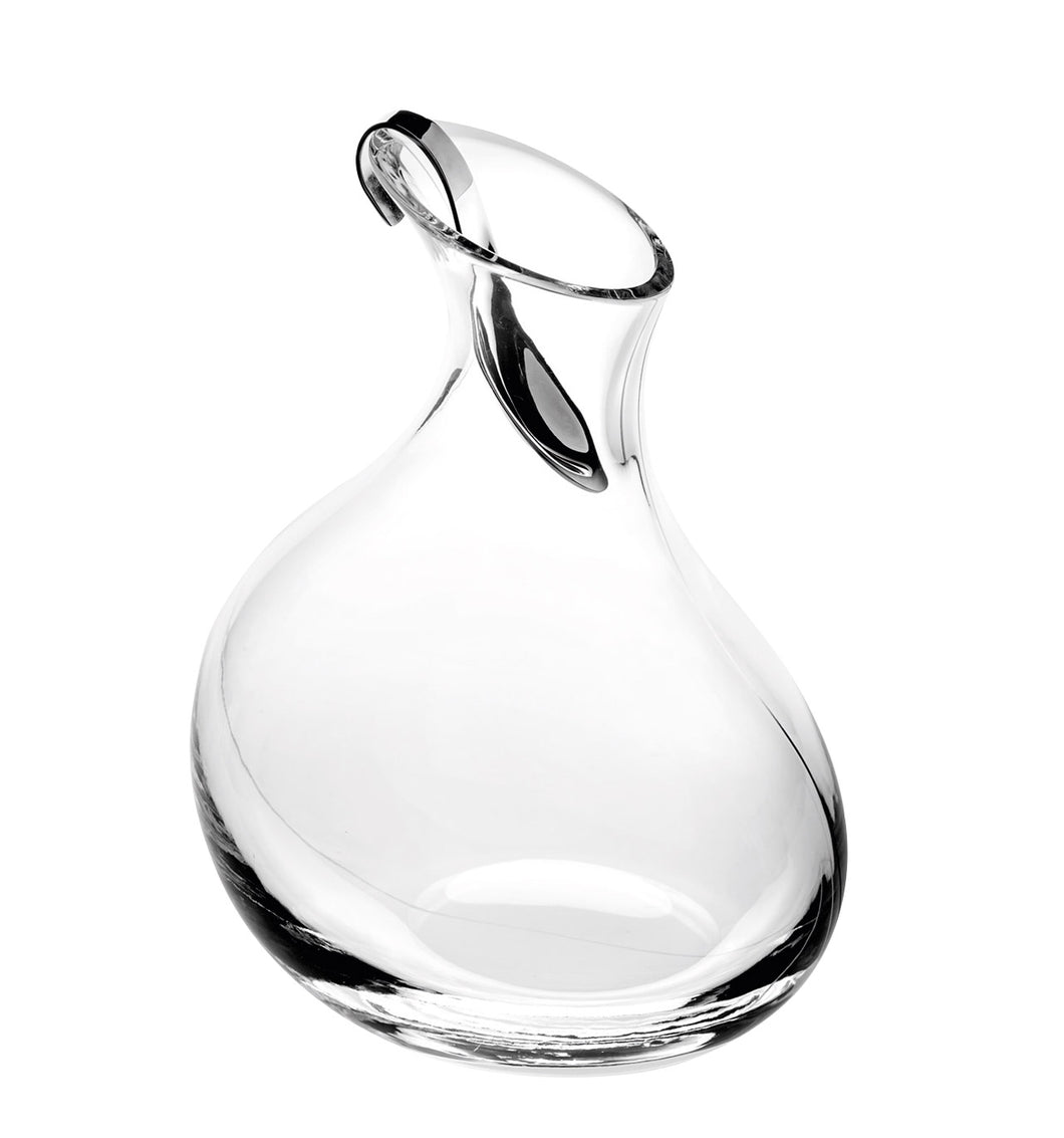 Vista Alegre Crystal Ruby Case Decanter with Spoon