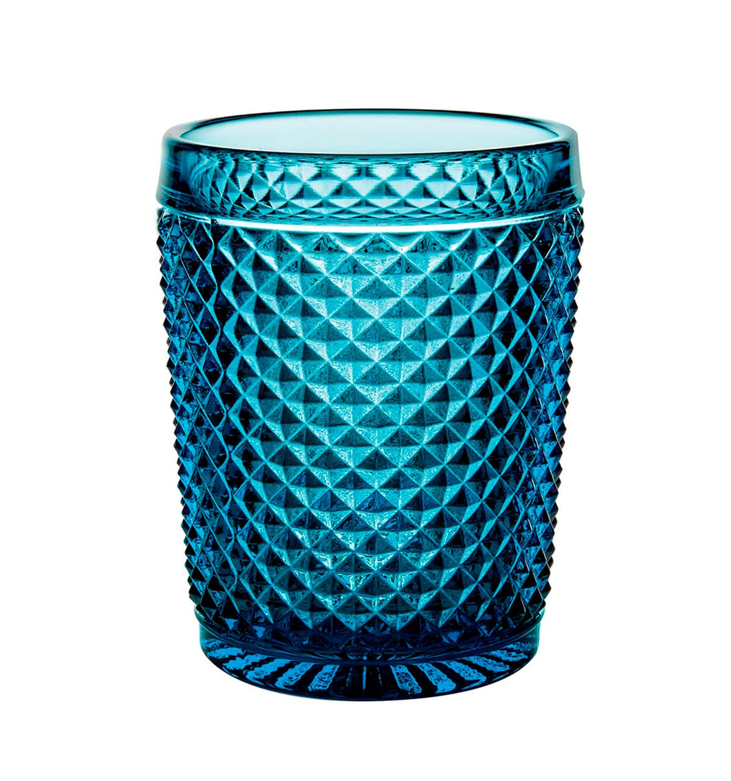 Vista Alegre Bicos Blue Old Fashion/Tumbler, Set of 4