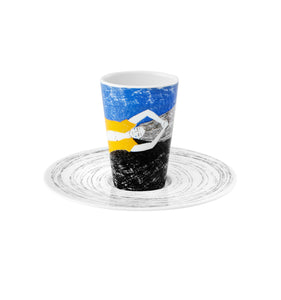 Vista Alegre Escape Goat Coffee Cup with Saucer VII - Set of 2