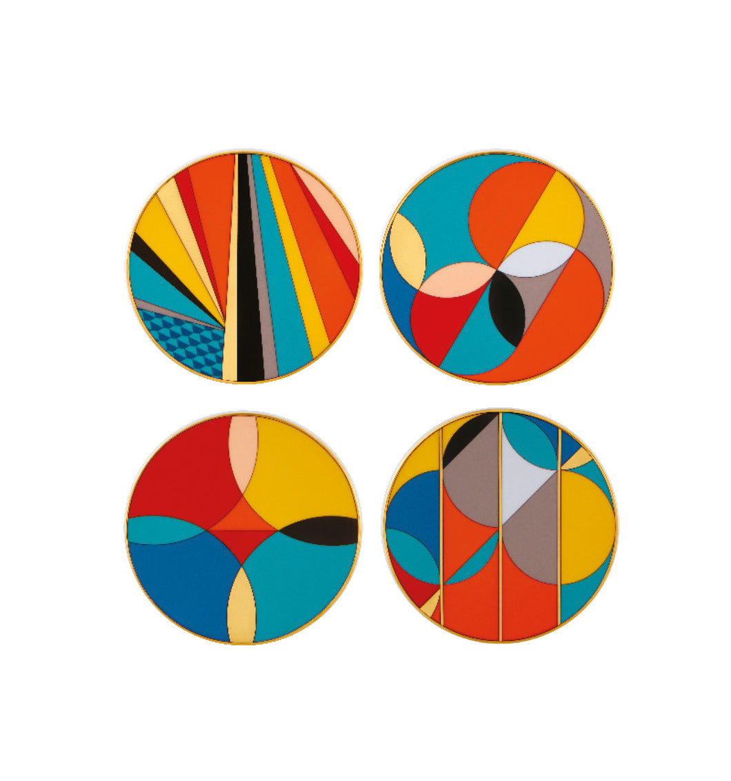 Vista Alegre Futurismo Coasters, Set of 4