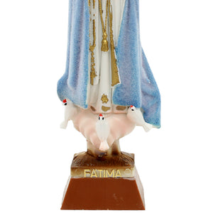 7.5" Our Lady Of Fatima Statue Weather Changing Color #1012H