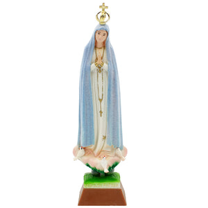 9" Our Lady Of Fatima Weather Changing Color Religious Statue #1013H