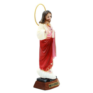 9" Sacred Heart of Jesus Religious Statue Made in Portugal