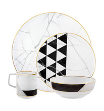 Load image into Gallery viewer, Vista Alegre Carrara 4 Piece Dinnerware Set
