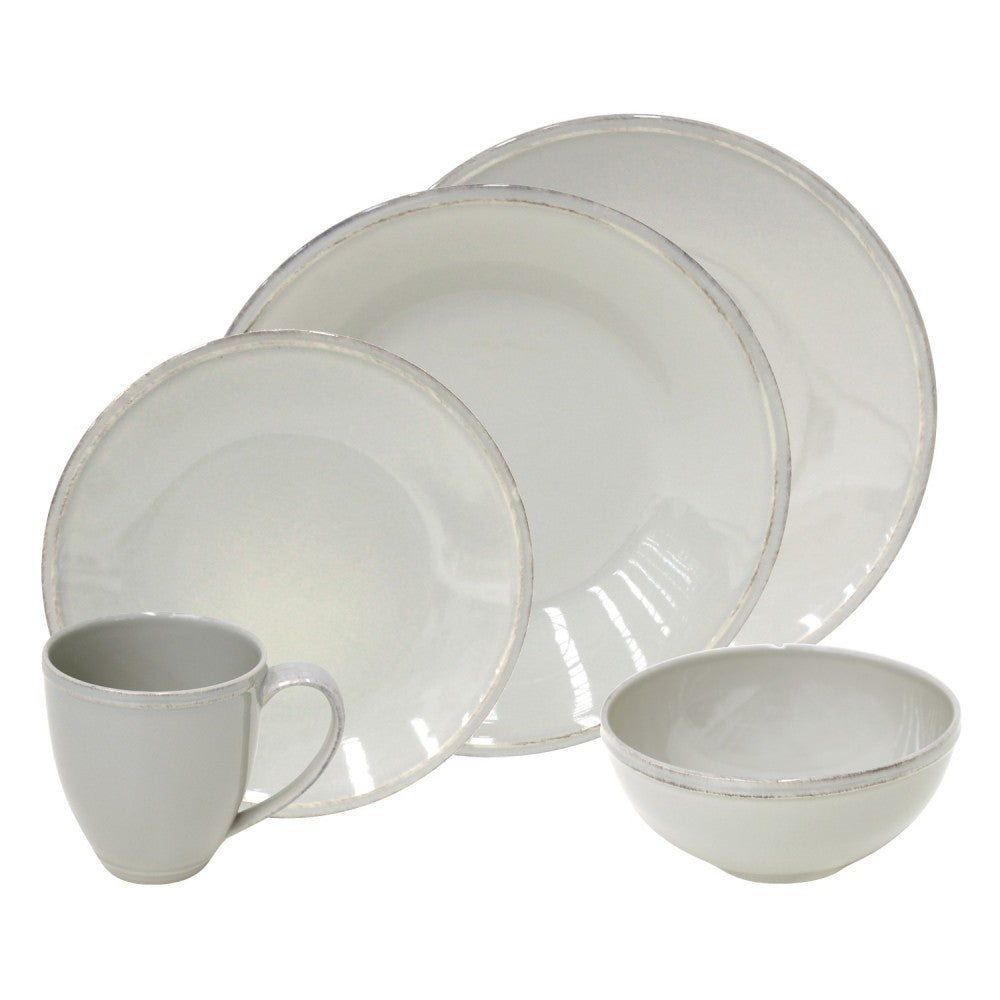 Costa Nova Friso Grey 30 Piece Dinnerware Set