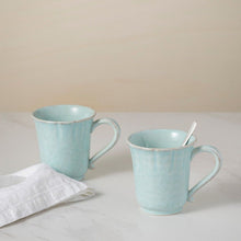 Load image into Gallery viewer, Casafina Impressions Robins Egg Blue 5 Piece Place Setting
