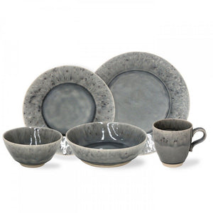 Costa Nova Madeira Grey 5 Piece Place Setting