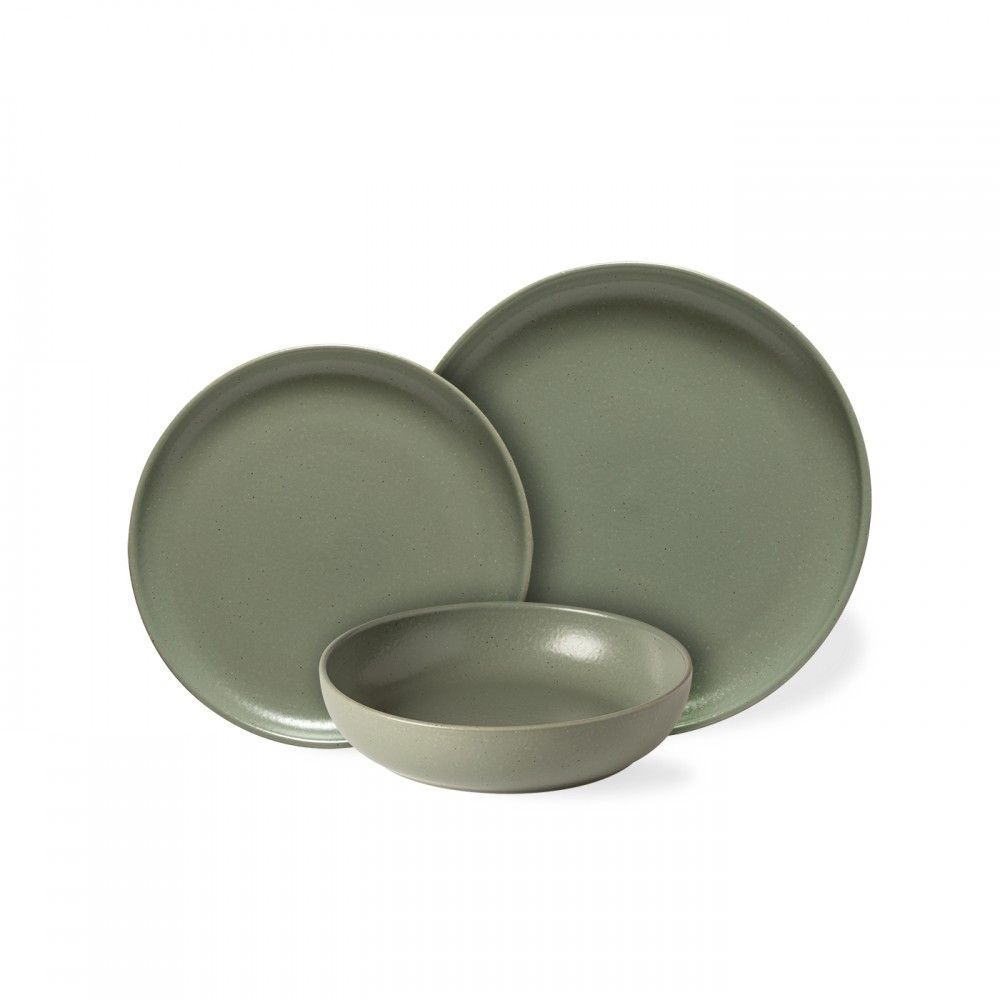 Casafina Pacifica Artichoke 18 Piece Place Setting