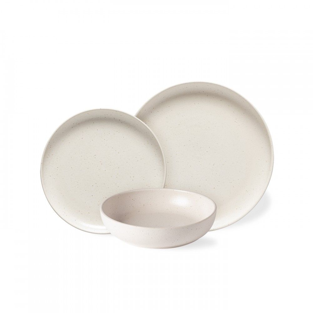 Casafina Pacifica Vanilla 18 Piece Place Setting