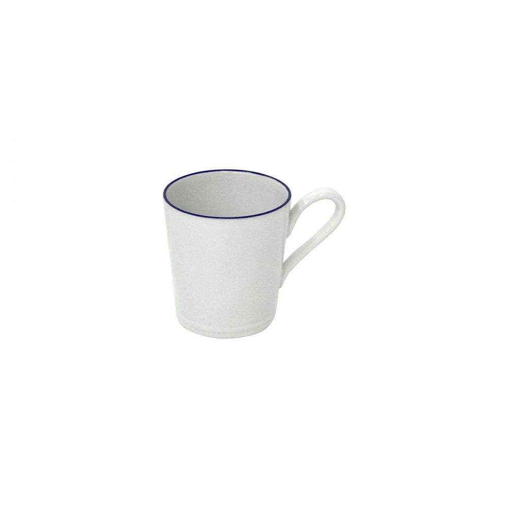 Costa Nova Beja 12 oz. White Blue Mug Set