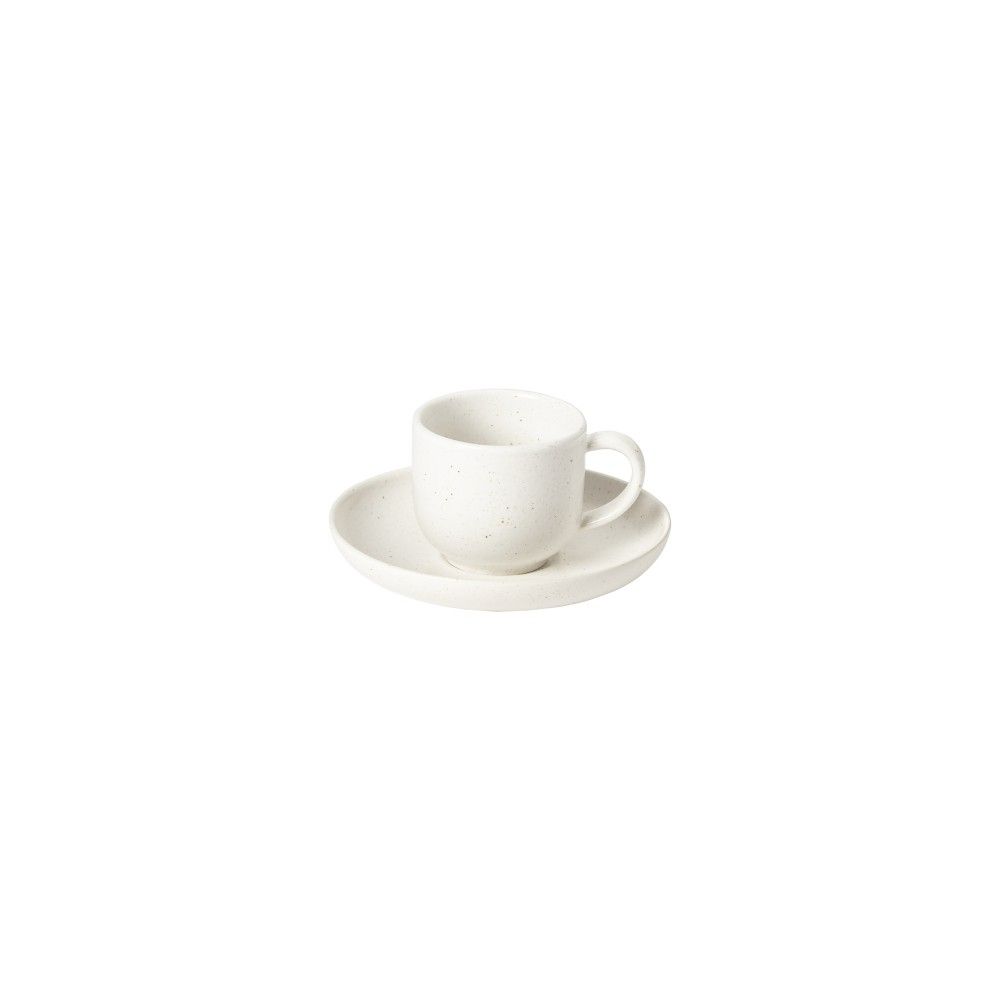 Casafina Pacifica 2 oz. Salt Coffee Cup and Saucer Set