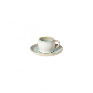 Casafina Eivissa 2 oz. Sea Blue Coffee Cup and Saucer Set