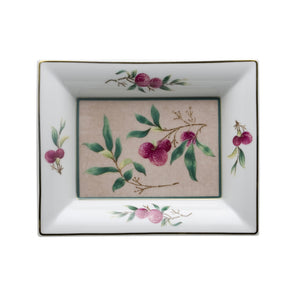 Vista Alegre Lychee Porcelain Small Rectangular Tray