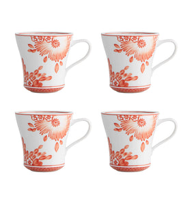 Vista Alegre Coralina Mugs, Set of 4