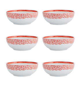 Vista Alegre Coralina Cereal Bowl, Set of 6