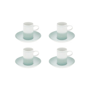 Vista Alegre Venezia Coffee Cup & Saucer, Set of 4