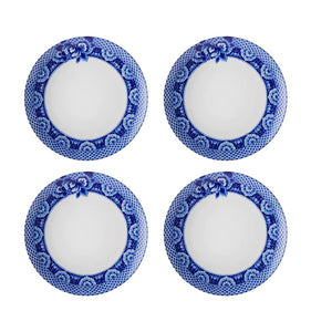 Vista Alegre Blue Ming Dinner Plates, Set of 4