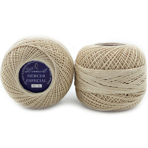 Limol Size 10 Neutral 50 Grs 100% Egyptian Cotton Special Mercerized Crochet Thread Ball Set