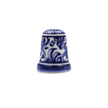 Load image into Gallery viewer, Coimbra Ceramics Hand-painted Decorative Thimble XVII Cent Recreation - Various Designs
