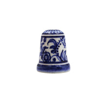 Load image into Gallery viewer, Coimbra Ceramics Hand-painted Decorative Thimble XVII Cent Recreation - Various Designs
