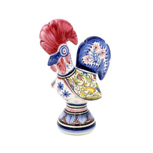 Load image into Gallery viewer, Coimbra Ceramics Hand-painted Decorative Rooster XVII Cent Recreation #300-3
