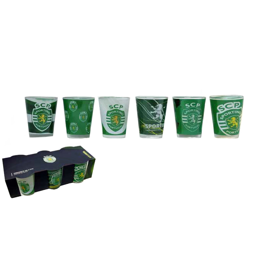 Sporting Clube de Portugal SCP Set of 6 Shot Glasses