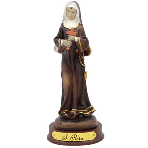 6" Saint Rita Religious Statue Made in Portugal