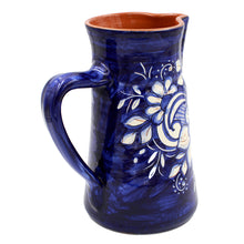 Load image into Gallery viewer, Hand-painted Portuguese Pottery Clay Terracotta Sangria Pitcher
