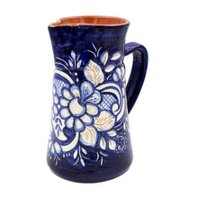 Load image into Gallery viewer, Hand-painted Portuguese Pottery Clay Terracotta Sangria Pitcher
