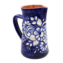 Load image into Gallery viewer, Hand-painted Portuguese Pottery Clay Terracotta Sangria Pitcher
