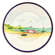 Load image into Gallery viewer, Hand-painted Portuguese Pottery Clay Terracotta Wall Plate
