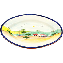 Load image into Gallery viewer, Hand-painted Portuguese Pottery Clay Terracotta Serving Platter
