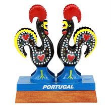 Load image into Gallery viewer, Hand Painted Portuguese Good Luck Barcelos Rooster Plastic Napkin Holder
