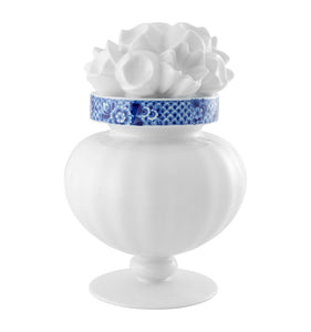 Vista Alegre Porcelain Blue Ming Flower Vase