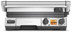 Breville BGR820XL Smart Grill, Electric Countertop Grill, Brushed Stainless Steel