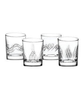 Vista Alegre 4 Elements Old Fashion Cups, Set of 4