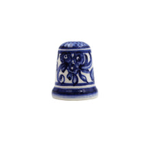 Load image into Gallery viewer, Coimbra Ceramics Hand-painted Decorative Thimble XVII Cent Recreation - Various Designs
